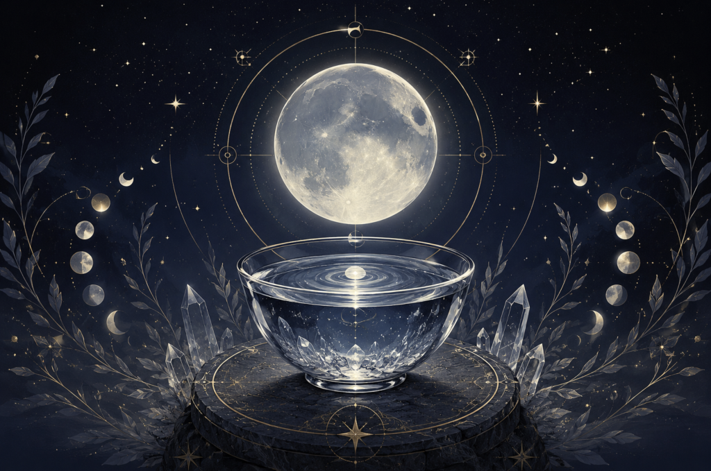 Faelorin | Bowl of Water Under the Moon to Draw Magick Strength Faelorin | Bowl of Water Under the Moon