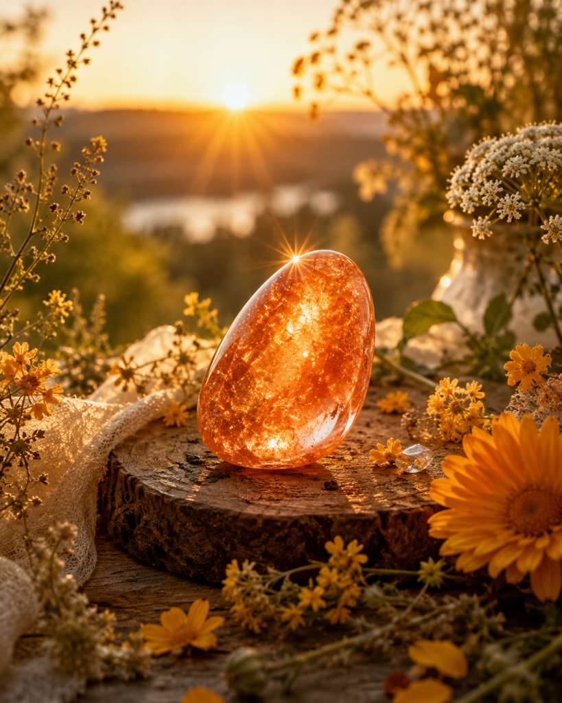 Faelorin - Sunstone. Golden Aura and Crystal Serenity. Litha.